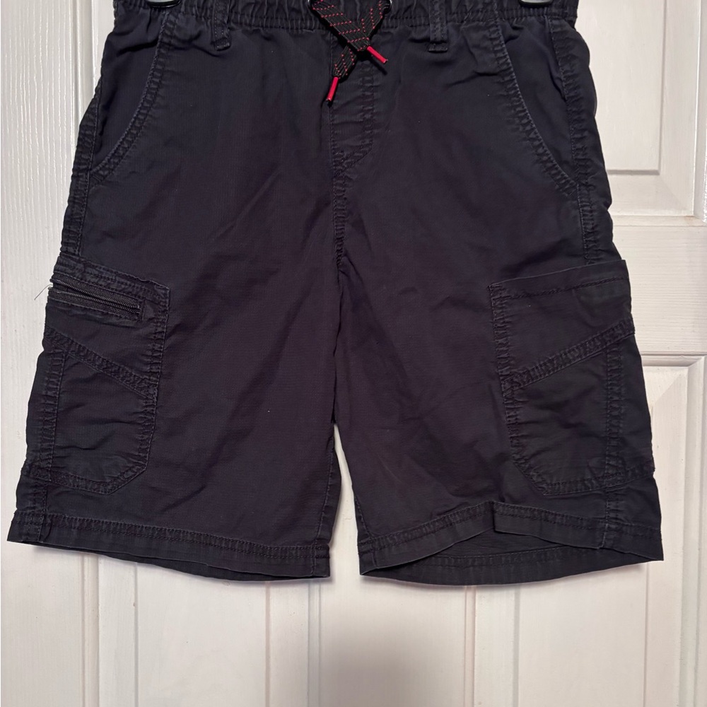 Black Cargo kids Shorts